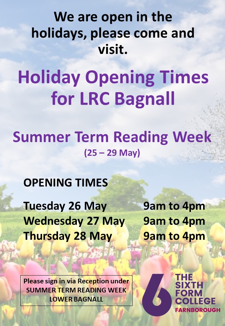 May half term opening times